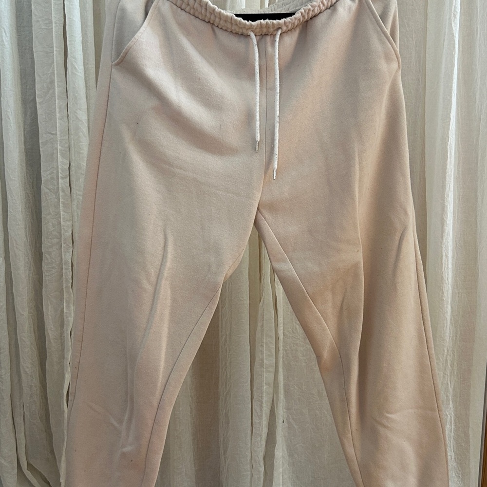 Women’s Cream Jogger Pants